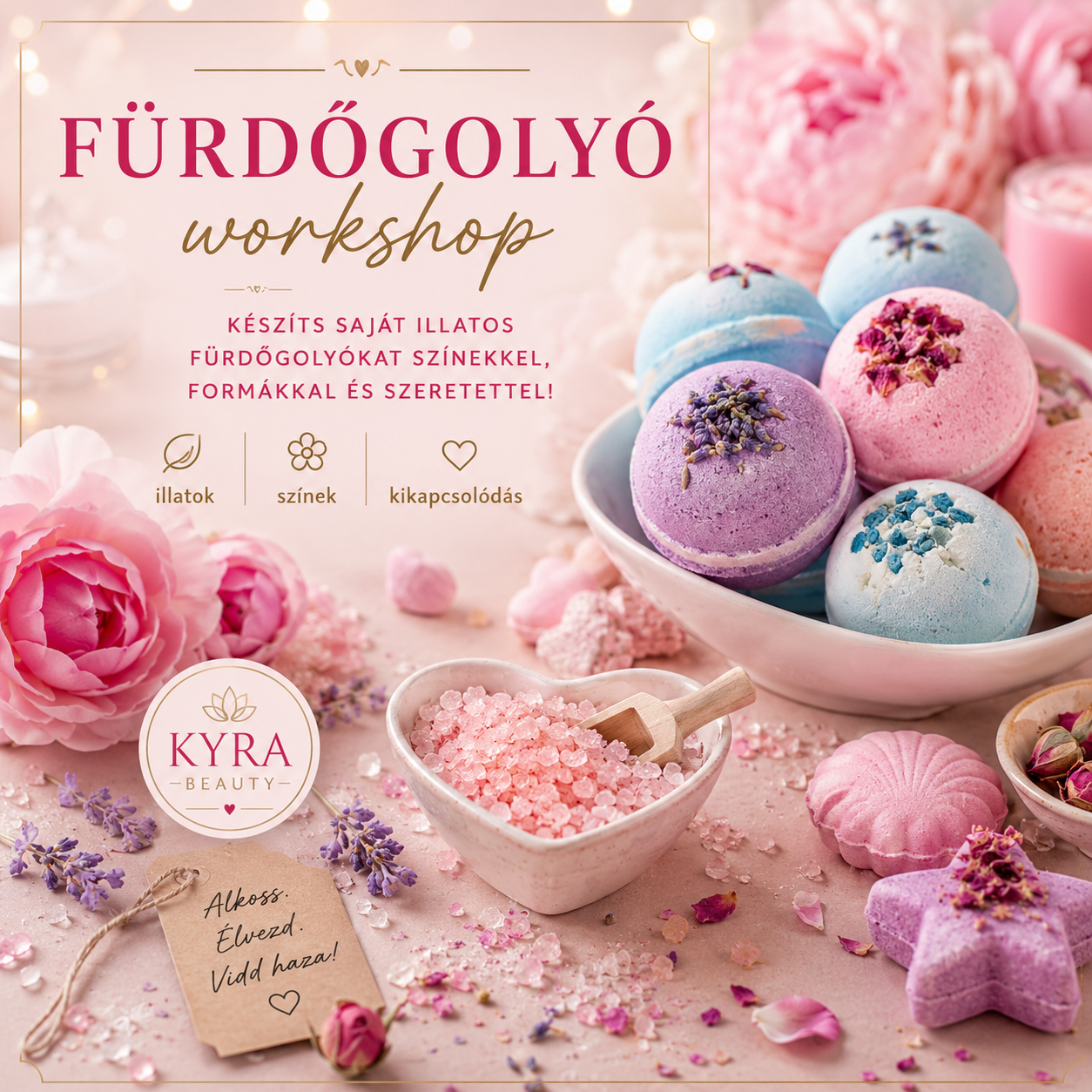 Fürdőgolyó workshop