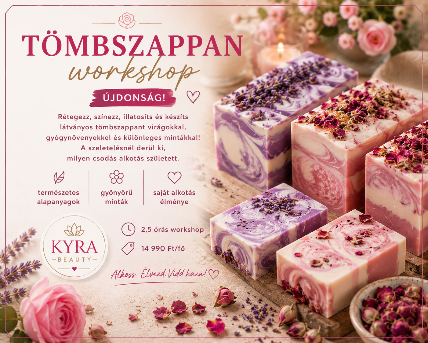 Tömbszappan workshop