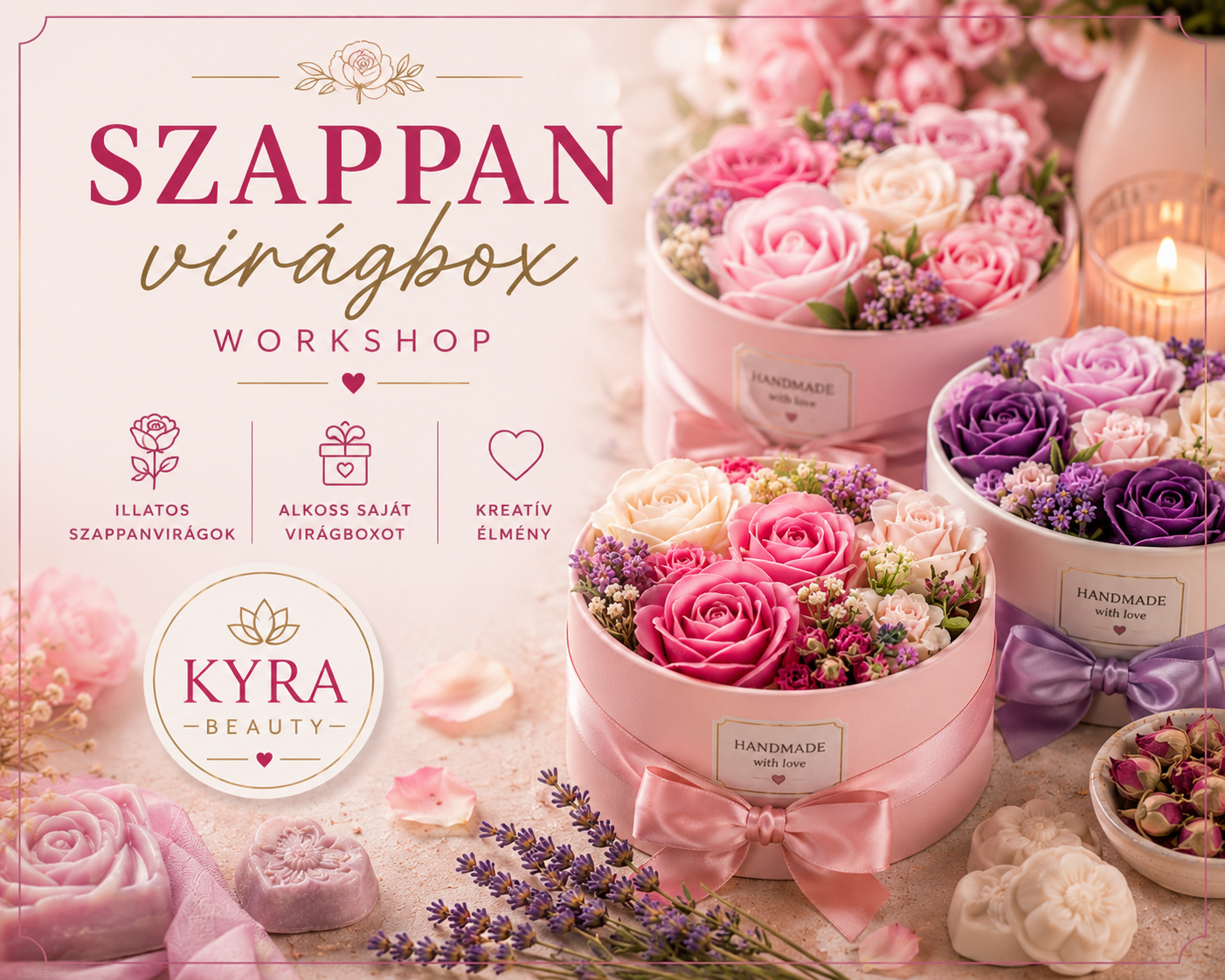 Szappanvirág workshop