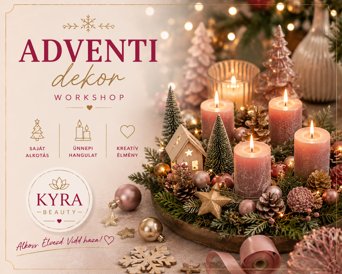 Adventi dekor workshop